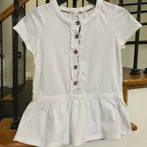 Authentic Burberry short sleeve shirt 8 8Y Girl